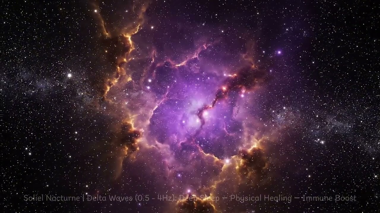 Ethereal Delta Drift - Delta Waves (0.5 - 4Hz): Deep Sleep & Physical Recovery | Soliel Nocturne