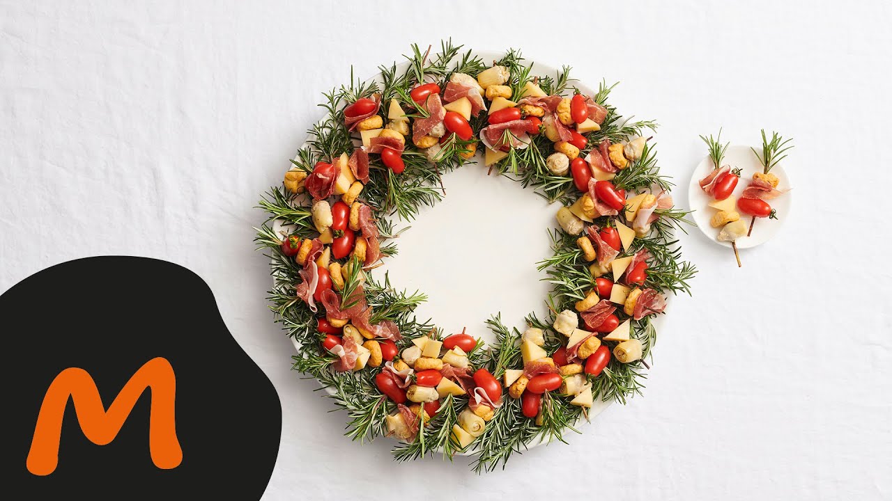 Apéro-Kranz mit Käse und Rohschinken – Migusto Rezept