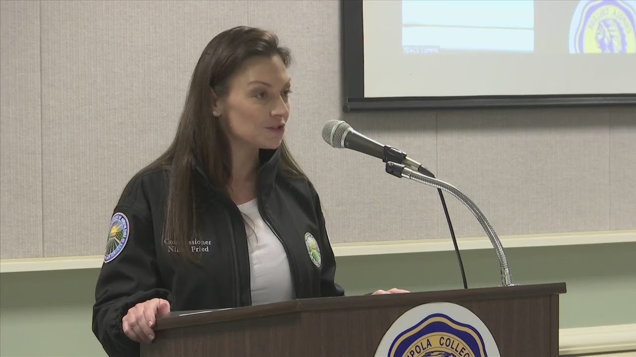 Commissioner Nikki Fried holds crop insurance town hall