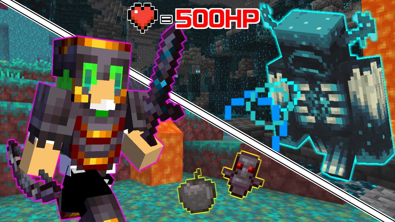 【マインクラフト】新しく追加された『最強のネザライト』なら余裕でウォーデン倒せんじゃね？