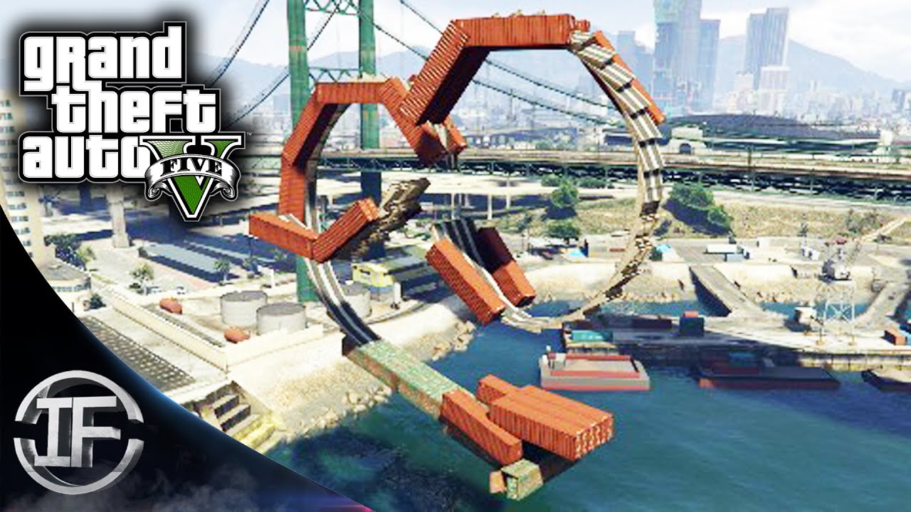 GTA V Online - LA RAMPA MÁS COMPLEJA Y FÁCIL DE GTA XD - Carreras Épicas #160 - Funny Moments GTA 5