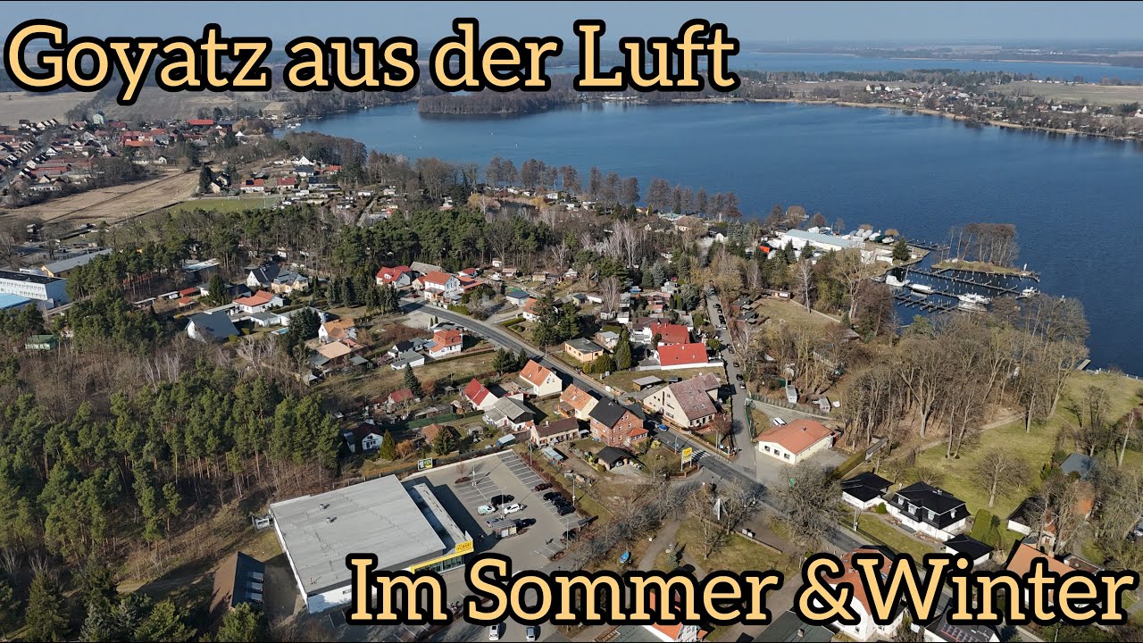 Goyatz am Schwielochsee aus der Luft, Dji