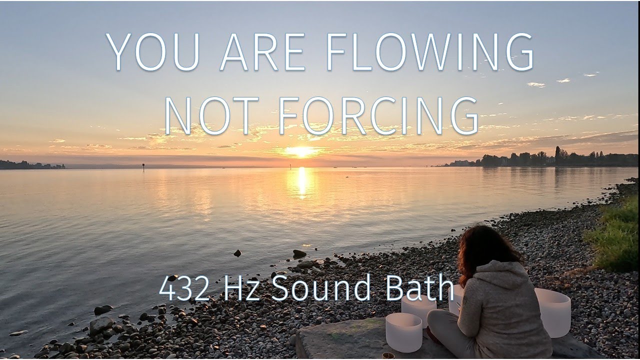 You Are Flowing Not Forcing | 1111 Frequency · 432 Hz Crystal Singing Bowl Sound Bath for Trust