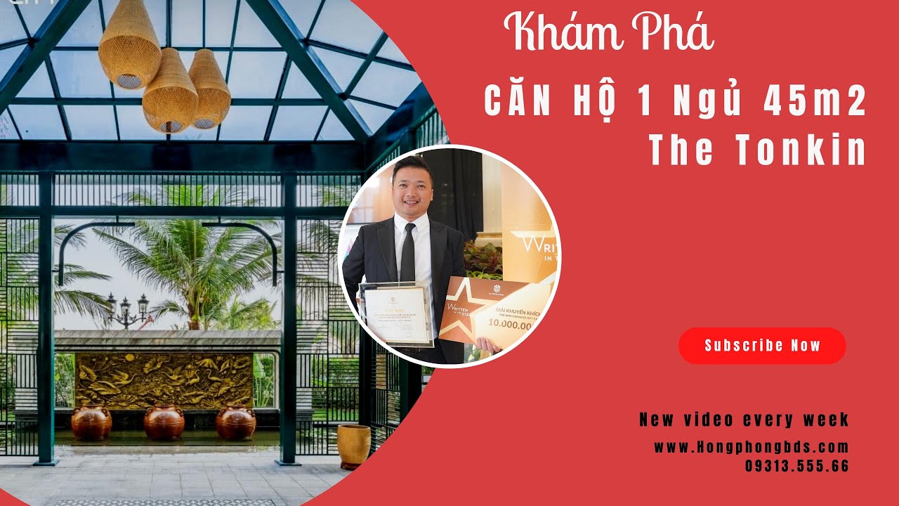 Khám phá căn hộ 1 Phòng Ngủ 45m2 The Tonkin Vinhomes Smart City