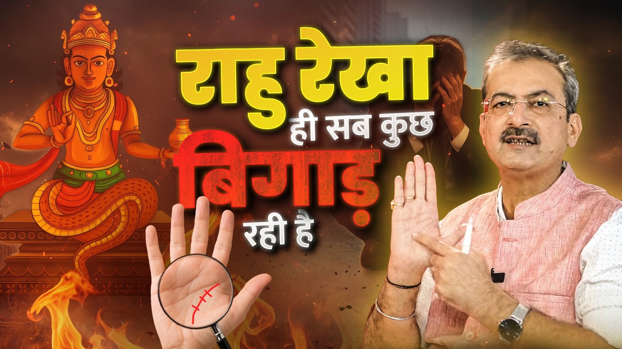 Rahu Rekha's Truth: Why Are Your Career, Health, and Marriage Affected? I Sarkar Palmistry
