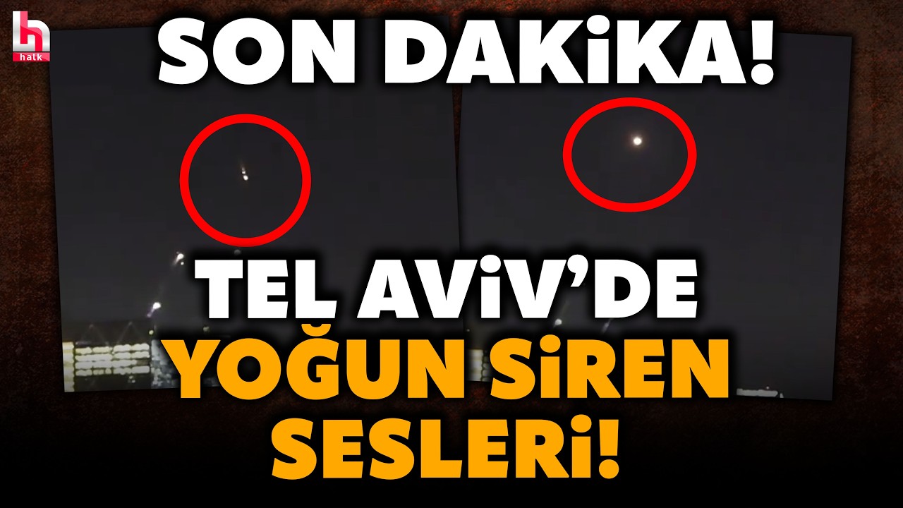 SON DAKİKA! İran Tel Aviv'e füze yağdıracak! YOĞUN SİREN SESLERİ!