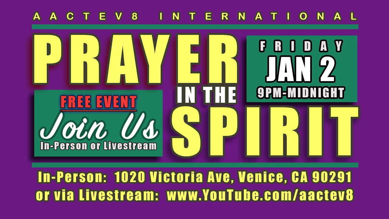 Prayer In The Spirit - January 2, 2026