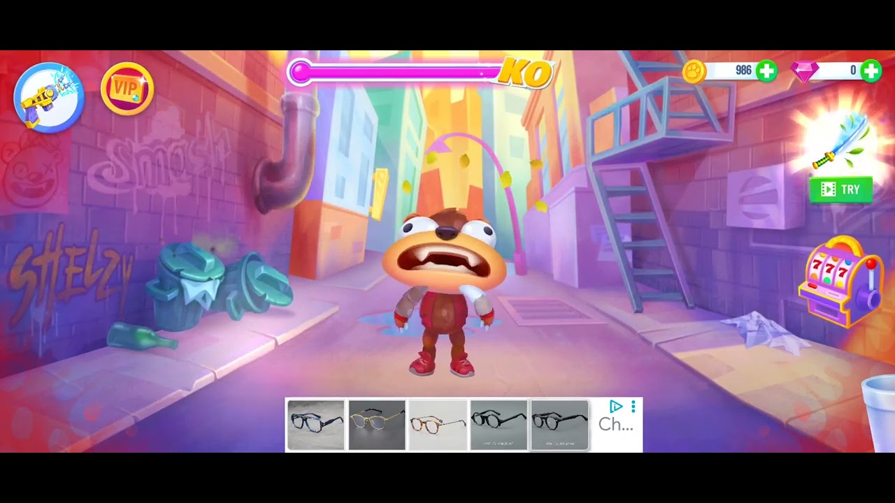 Zapping Despicable bear