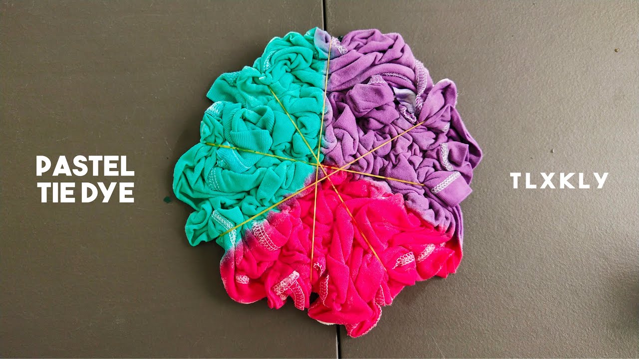 Pastel Scrunch Tie Dye by Tali at Kulay