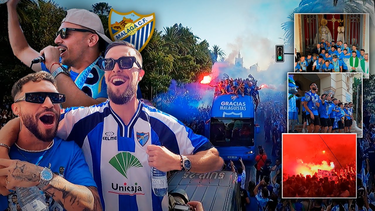 ¡TODA la CELEBRACIÓN del ASCENSO A SEGUNDA del MÁLAGA CF!