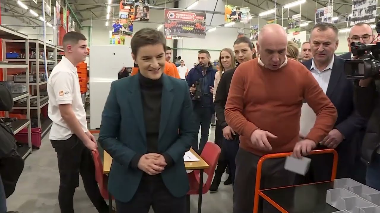 Pozega, premijerka Srbije Ana Brnabic obisla fabriku Inmold