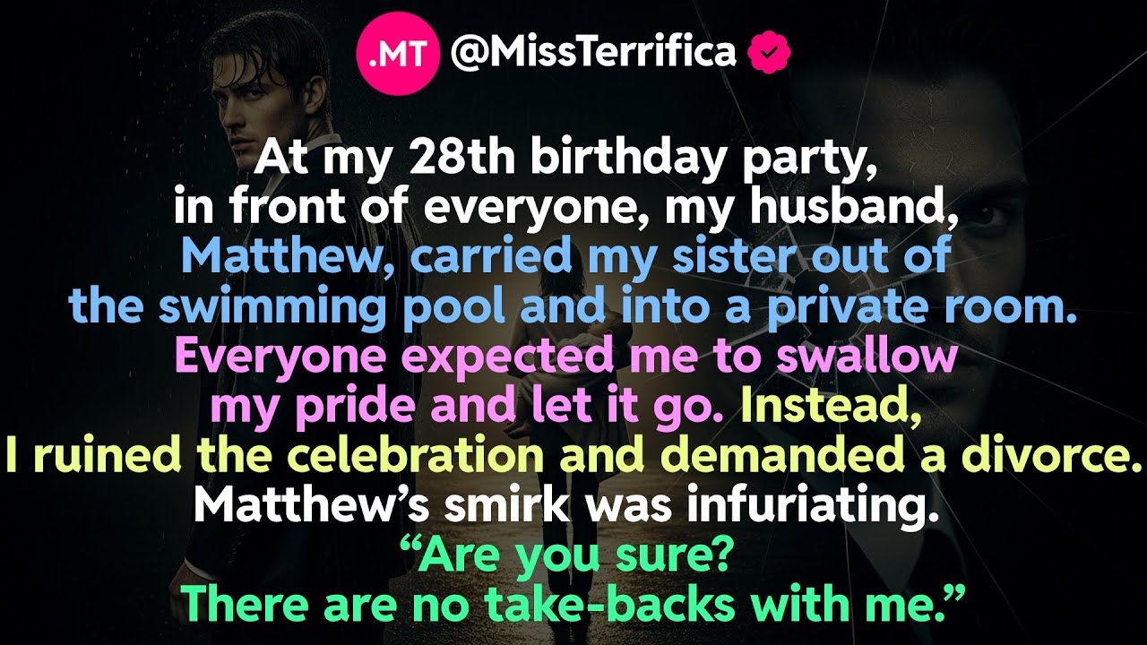 At my 28th birthday party, in front of everyone, my husband, Matthew, carried my sister out of...