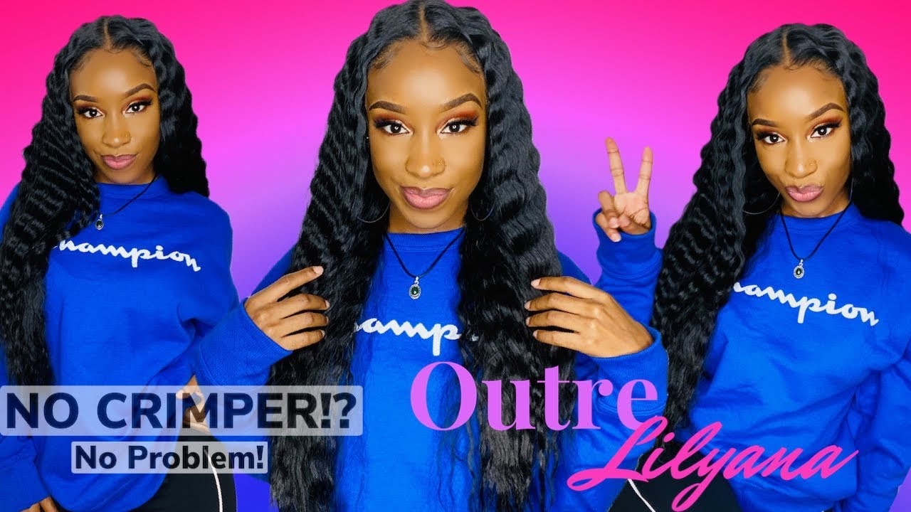 Get Crimps WITHOUT A CRIMPER? Outre Melted Hairline Lilyana| Collab feat @BriannaRashay