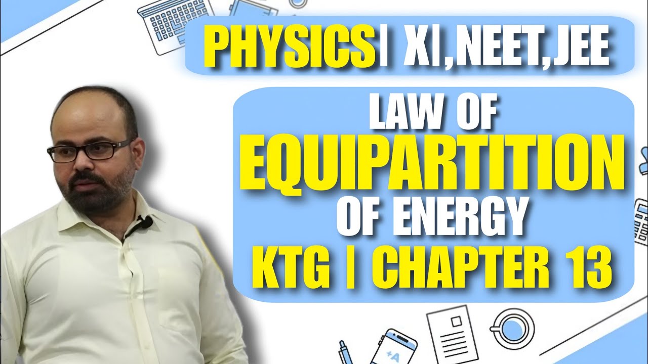 LAW OF ENERGY EQUIPARTITION in 1 VIDEO.