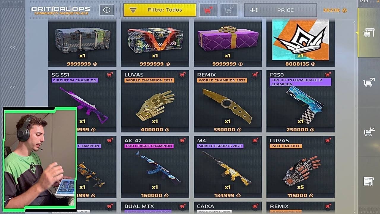 C OPS RANKED - CHEGOU O MERCADO DE COMPRA E VENDA DE SKINS