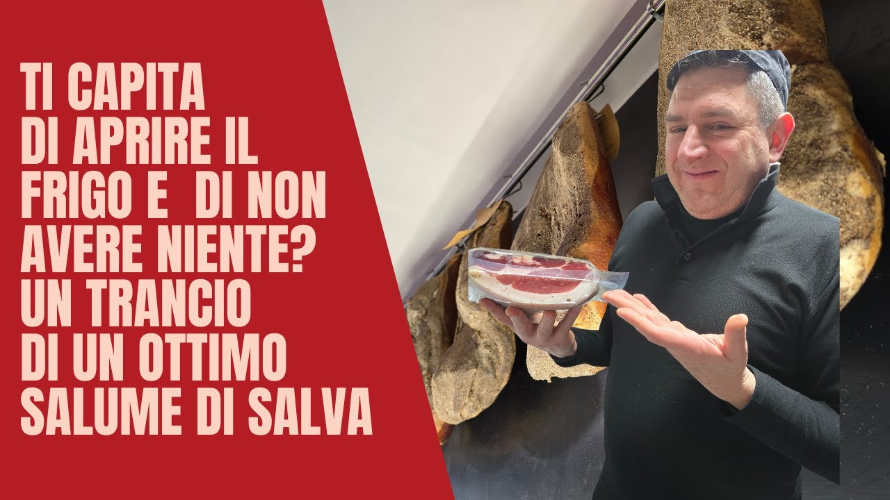 Un trancio di salume in frigo ti salva dalla fame....