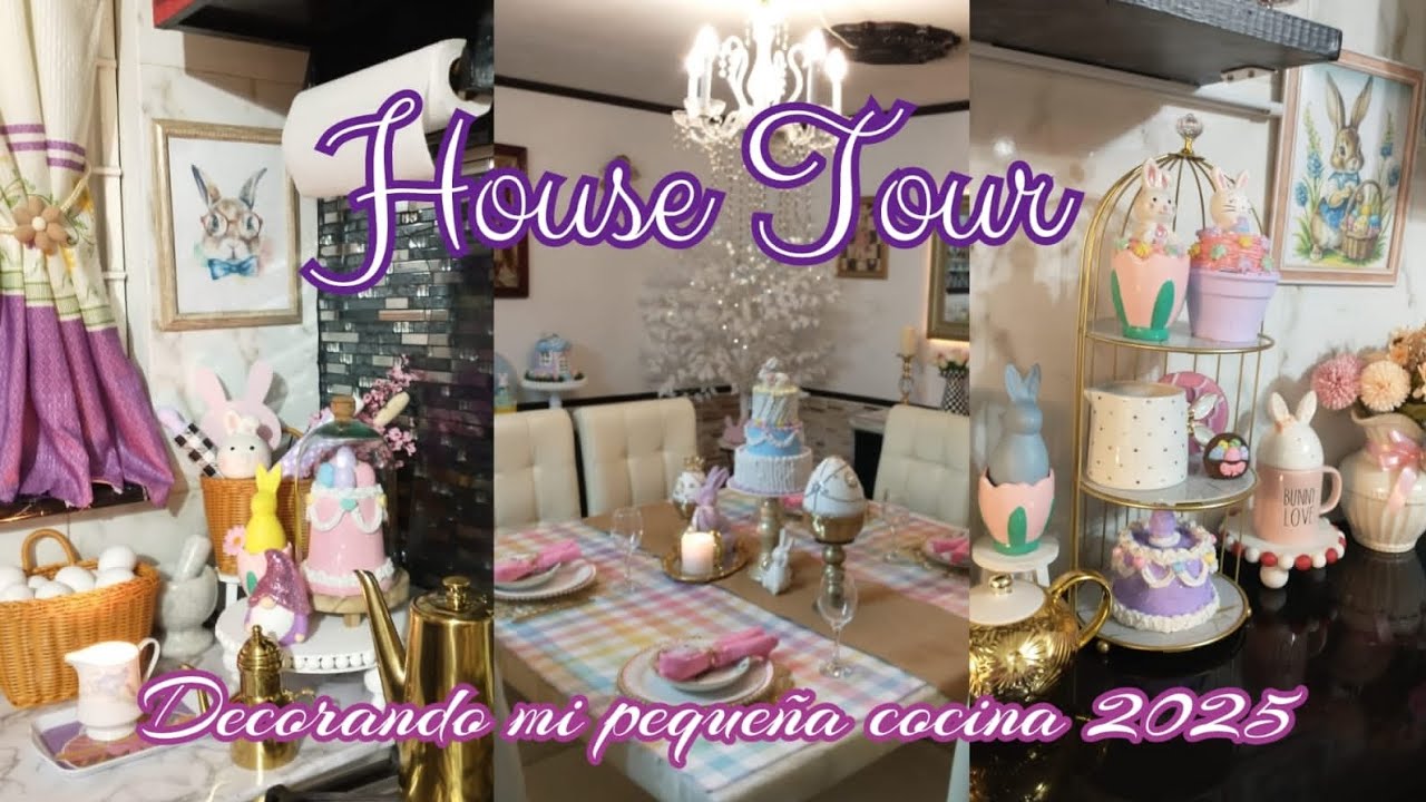 HOUSE TOUR  / decorando mi pequeña cocina 2025