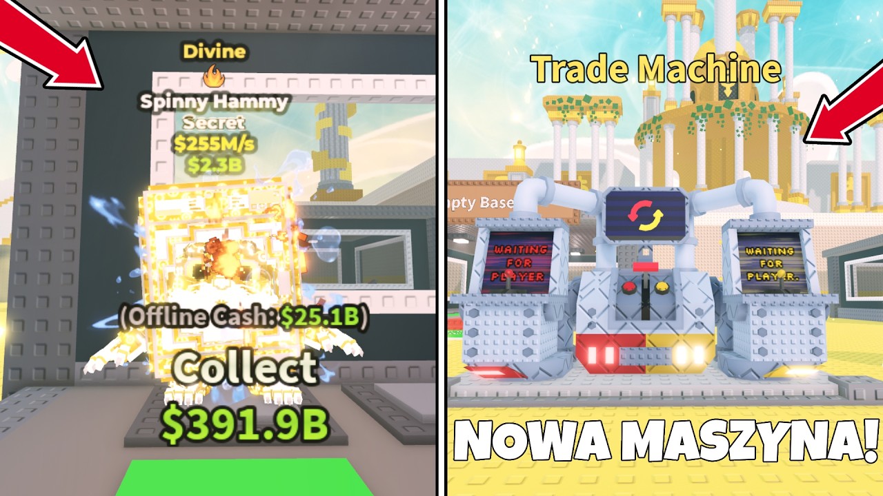 ZDOBYŁEM SECRETA 255M/S w NOWYM DIVINE UPDATE w STEAL A BRAINROT! Roblox