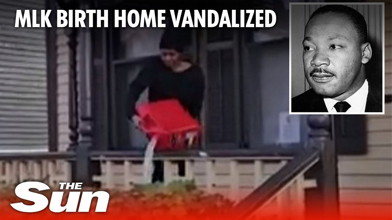 Woman pours GASOLINE on MLK Jr.'s birth home in failed arson attempt