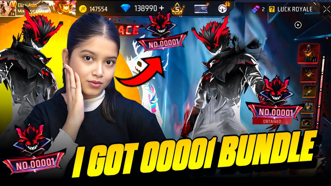 I Got New Legendary Dream Space Bundle 00001 😱 - Garena Free Fire Max