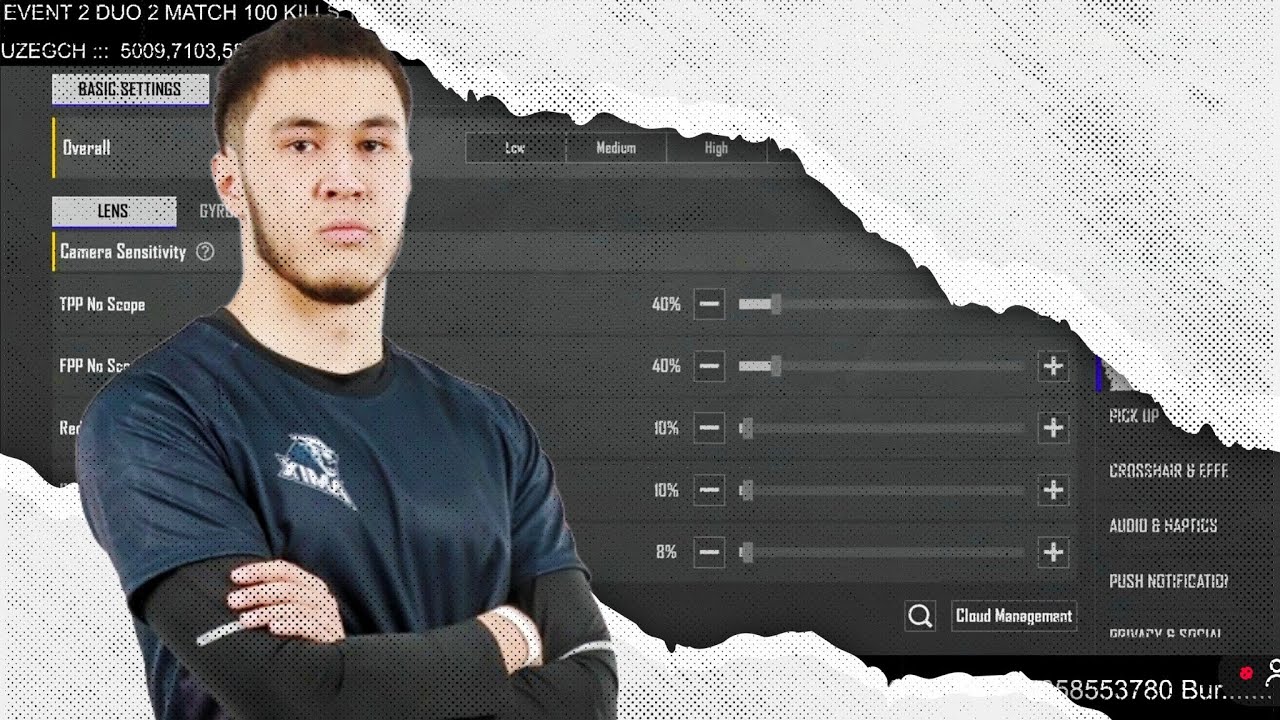 🐐 FLYQE Sensitivity Code 4.4 🔥 Best 5 Finger Sensitivity & Control Code | Kyrgyzstan G.O.A.T PUBGM