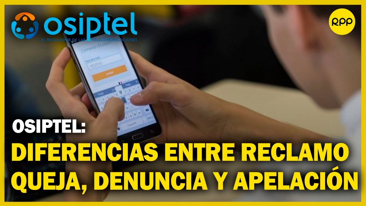 ¿Cuáles son las diferencias entre reclamos, denuncias, quejas y apelaciones?