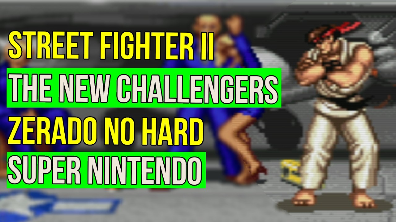 Zerei Super SF2 no Hard com o Ryu: O Perrengue é Real! (Super Nintendo)
