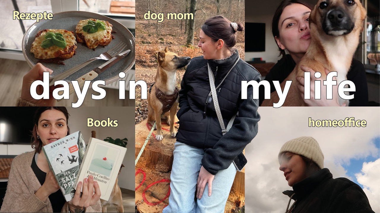 *realistic* days in my life 🌷🐕 homeoffice edition 👩🏻‍💻 Mediendesign Studentin an der IU✨
