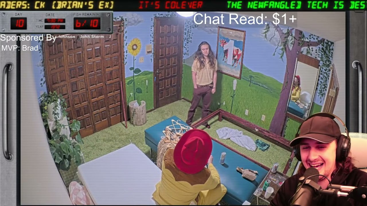 Fishtank Live 2 - Goldstriker Tells TJ How To Win, And He Doesn't Get It