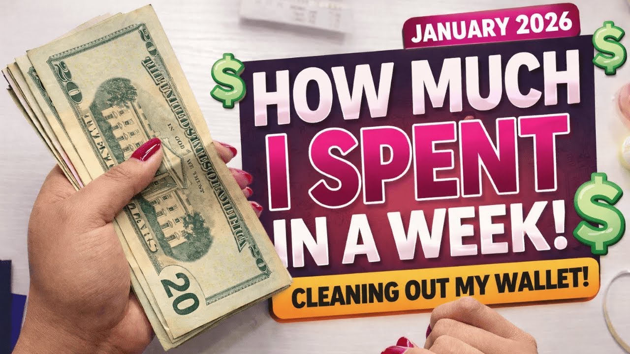 How Much I Spent in a Week | January 2026 Wallet Clean Out 💸