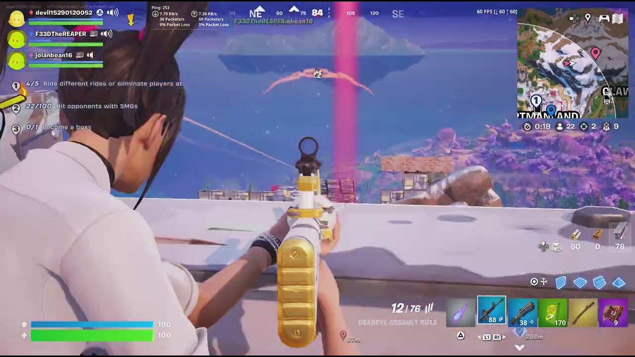 Fortnite trios build stick of truth win 