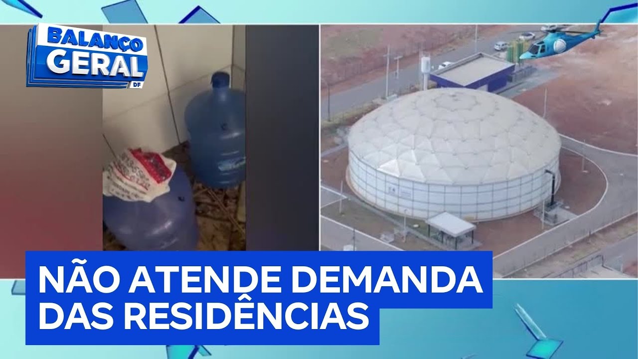Moradores denunciam falta de água recorrente em bairros de Águas Lindas de Goiás | Balanço Geral DF