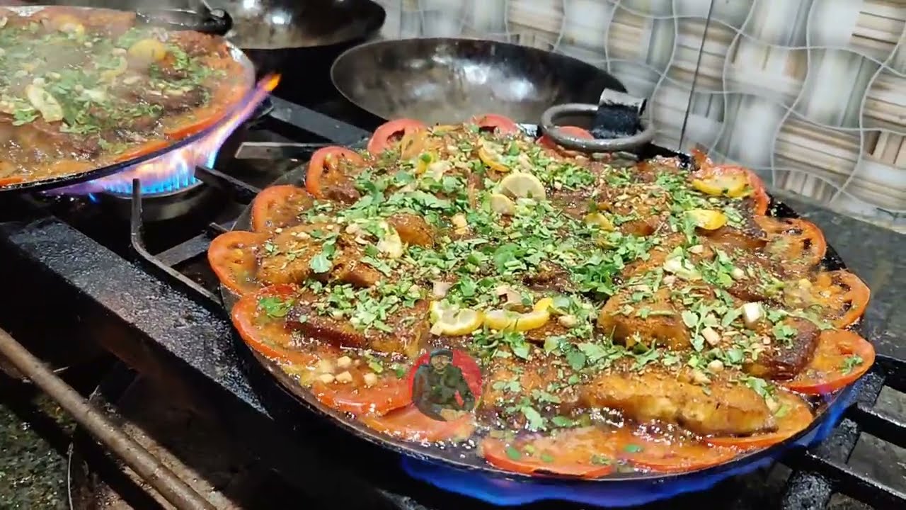 Detailed Tawa Machli Karahi Recipe | Jalal Fish Karahi Rs1000KG |Charsadda 