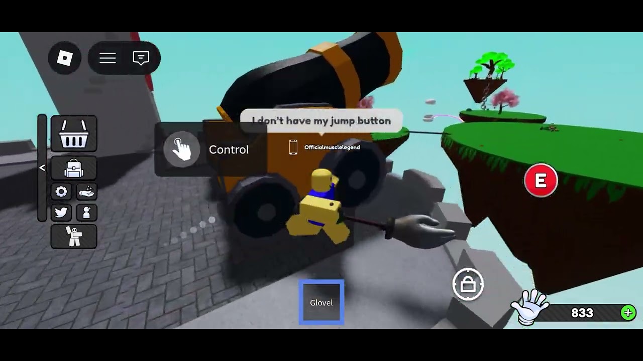 Showing ez gloves to get in slap battles