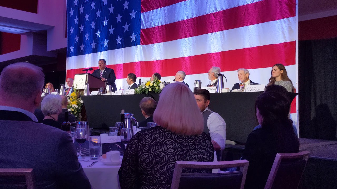 Governor Chris Christie at WPC Dinner, Spokane, 2019-10-24