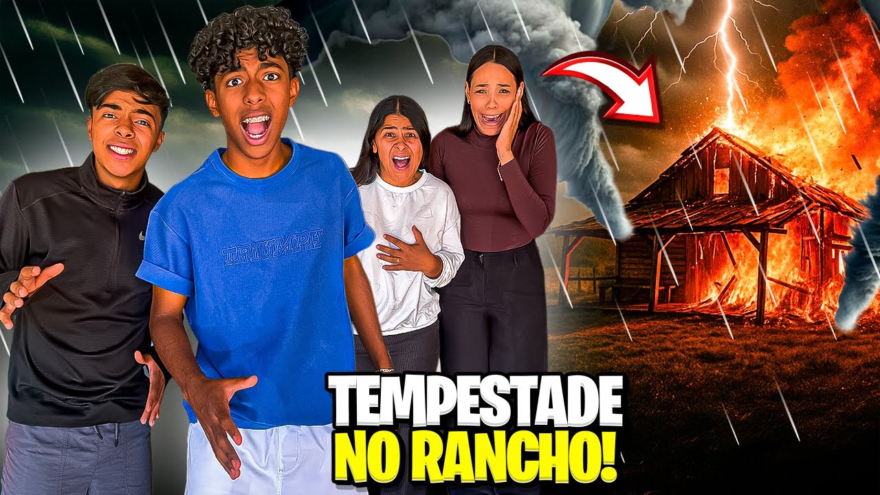 RECEBEMOS UM ALERTA DE FURACÃO PERTO DO RANCHO!! *A MELHOR TROLLAGEM 