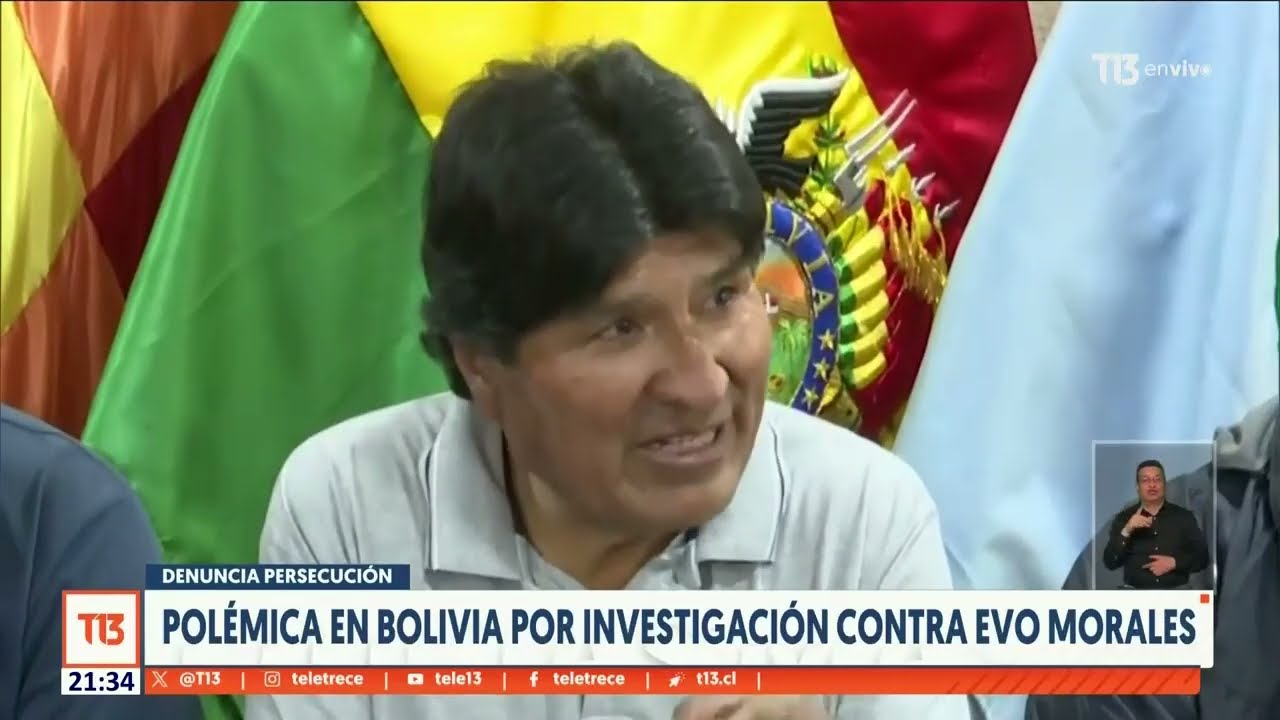 Denuncia persecución: Polémica en Bolivia por investigación contra Evo Morales