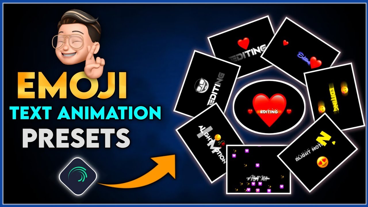Emoji text alight motion | Emoji trending text effect