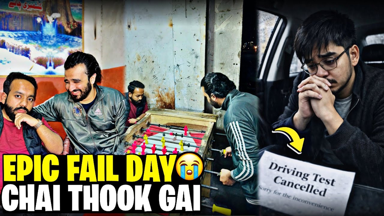 Ek Din Me Itni Beizzati😭 Driving Test Cancel + Foosball Me Zillat😥Ahmad Rao Vlogs