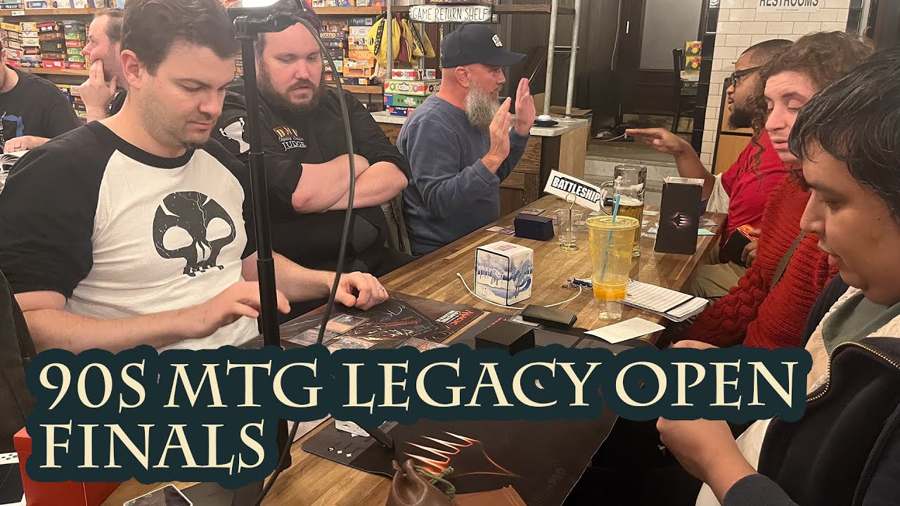Финал турнира MTG Legacy Open 90-х: Моно-красная колода Stompy против колоды Dimir Tempo
