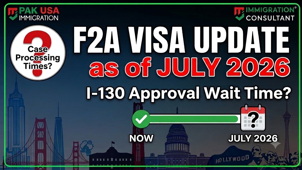 F2A Visa Case Processing Times | When to expect your Interview?