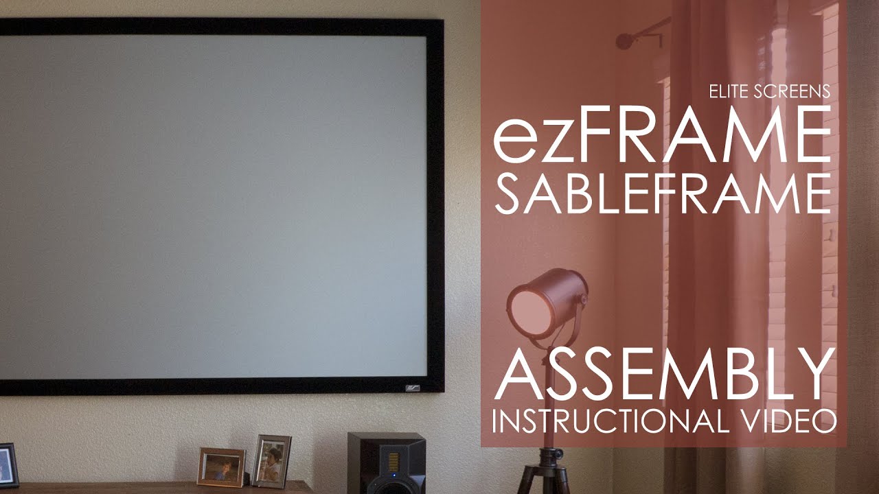 Step-by-Step: Assembling Your Elite Screens ezFrame or SableFrame Screen