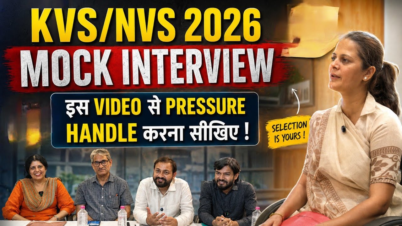 KVS/NVS MOCK INTERVIEW 2026 #3  TGT/PGT ENGLISH l #interview  #strategy #kvsinterview #interviewtips