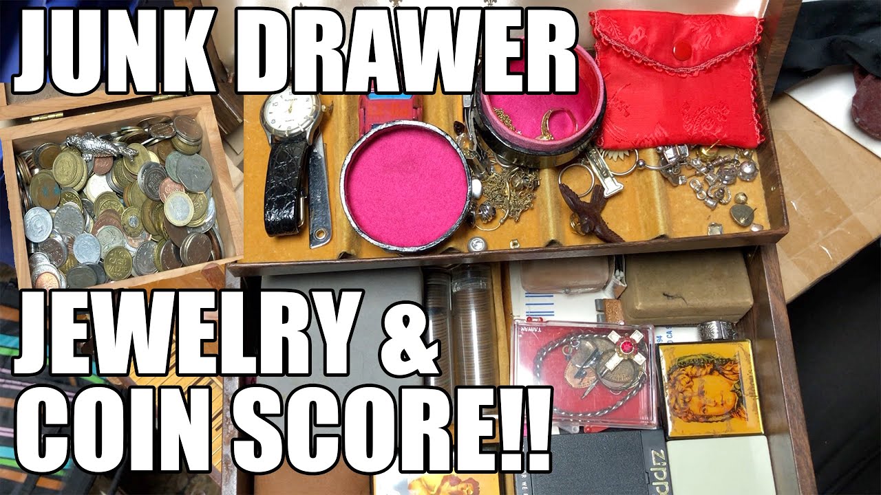 ALL JEWELRY BOXES!! Found Gold, Silver, Coins & More!! Storage Auction Treasures - Unboxing