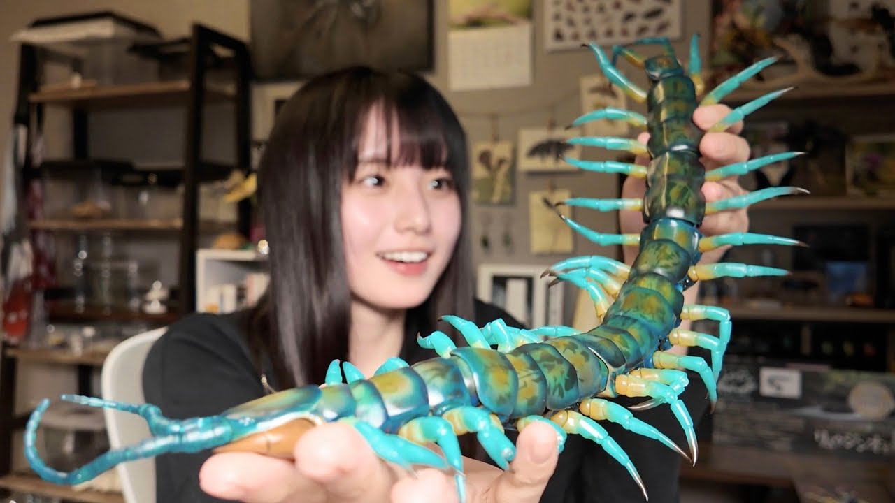 巨大ムカデの巨大フィギュアを開封するよ