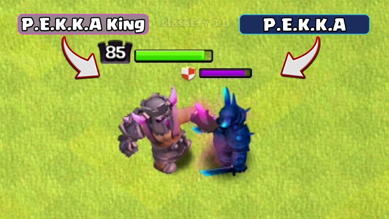 Every Level P.E.K.K.A King vs Every Level P.E.K.K.A | Clash of Clans