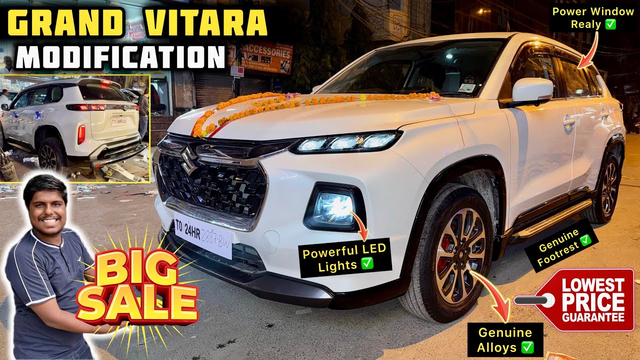 Grand Vitara Delta Modification ✅ Maruti Grand Vitara Delta to Top Modified ✅
