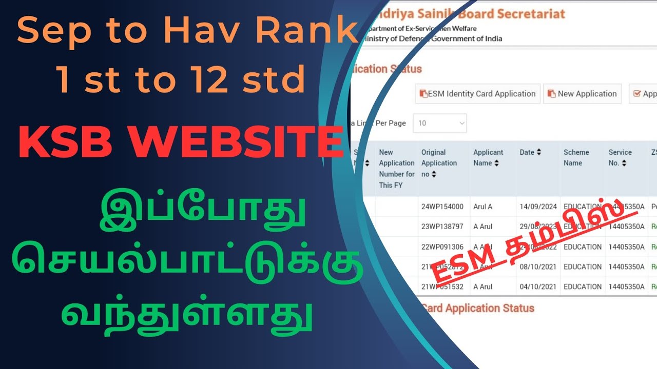 KSB வெப்சைட் முழுமையாக செயல்படத் தொடங்கிவிட்டது APPLY செய்யுங்கள்