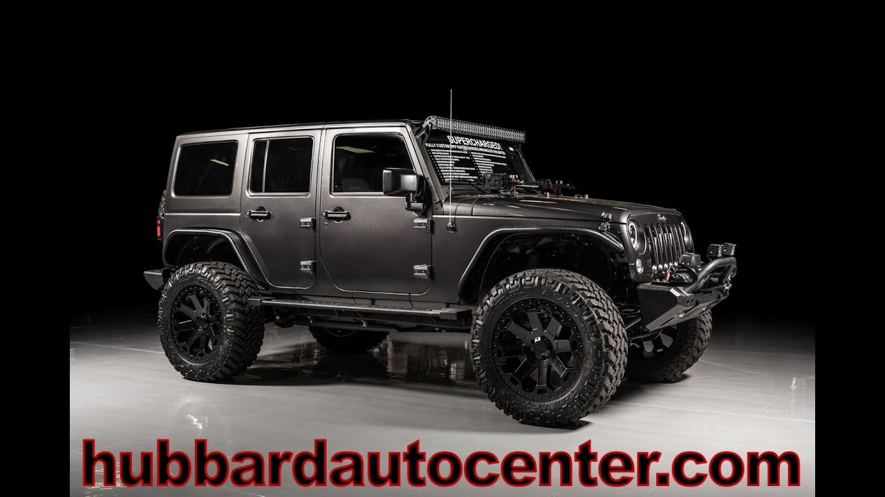 2017 Jeep Wrangler Unlimited custom with Ripp supercharged!