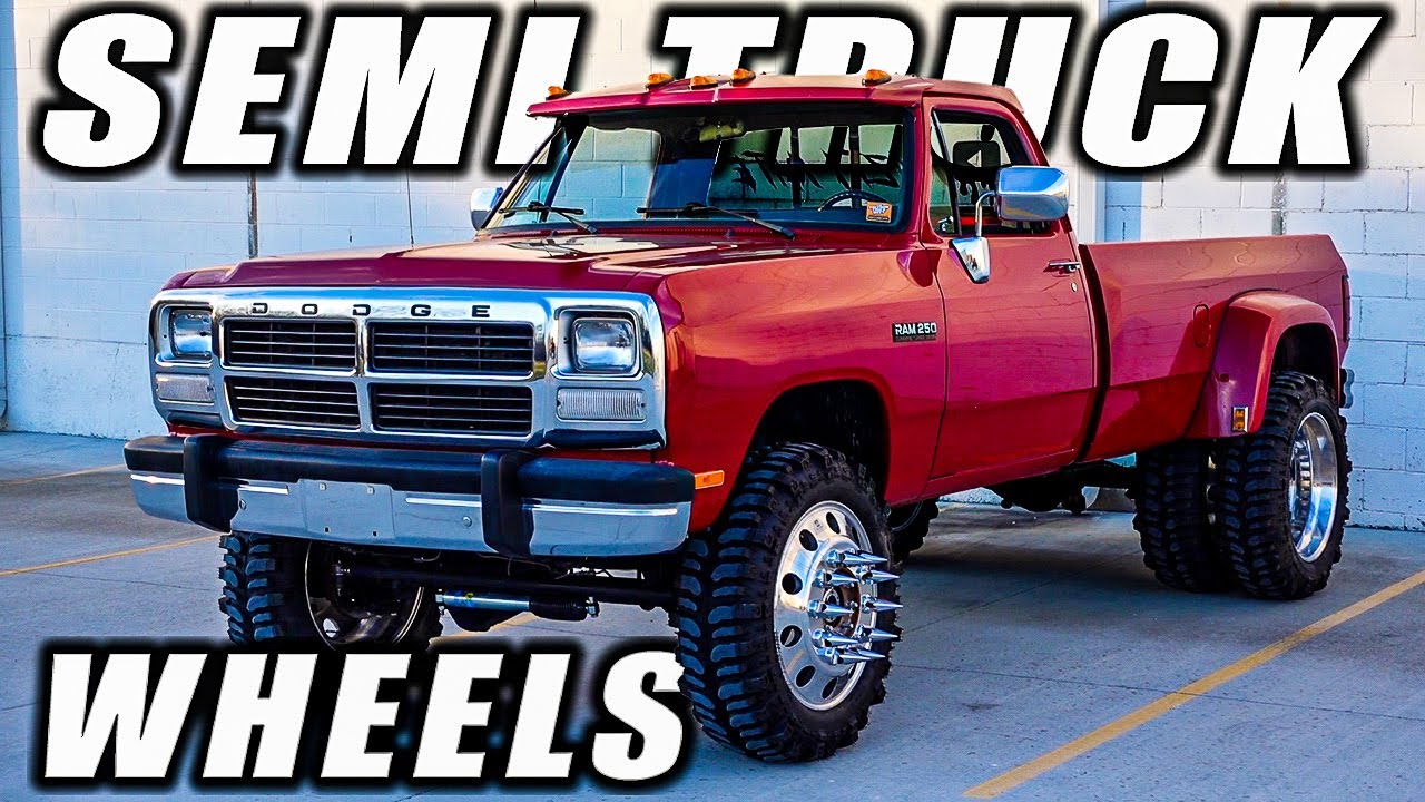 1st Gen Cummins Gets SEMI TRUCK Wheels